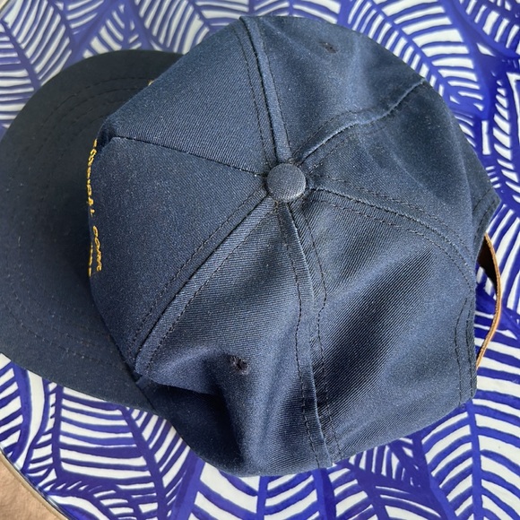 Leather Strap Back Distressed Hat - Picture 6 of 7